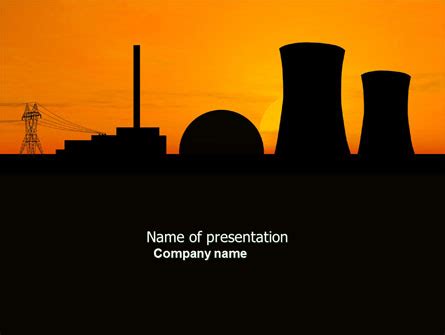 Nuclear Power Plant Presentation Template For PowerPoint And Keynote