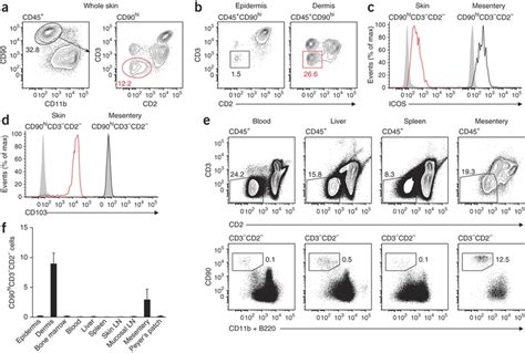 Identification And Phenotype Of Dermal ILC2 Cells A Flow Cytometry Of