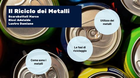 Il Riciclo Dei Metalli By Marco Scarabattoli On Prezi