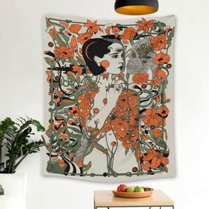 Types Naked Woman Art Printed Tapestry Avant Garde Art Decor Style Wall Hanging Tapestry
