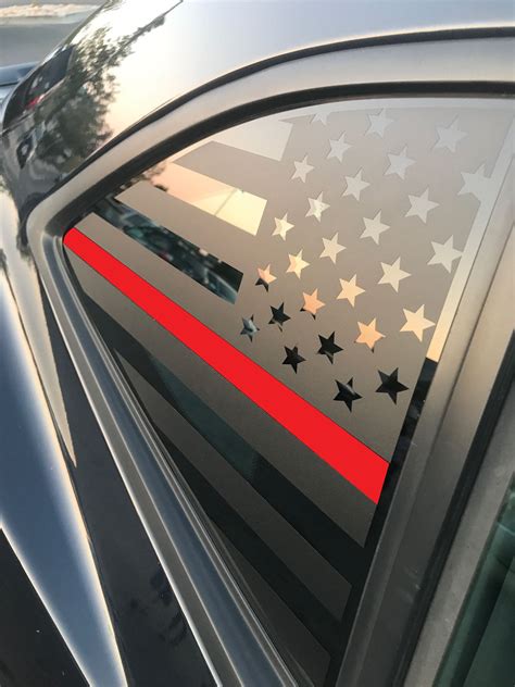 American Flag Quarter Window Decal 2010-15 Chevy Camaro | Elevated Auto ...