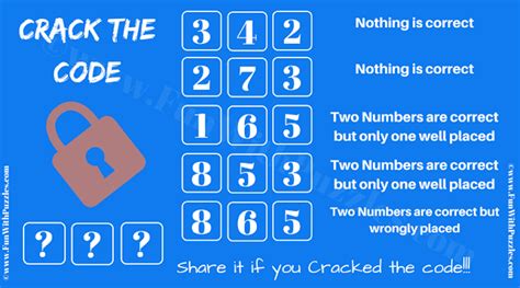 Puzzle For Teens Crack The Code Digits Puzzle And Answer Artofit