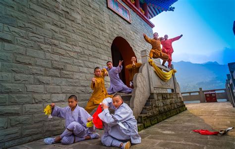 Western Shaolin Temple Monks Show Off Their Kung Fu Skills Global Times