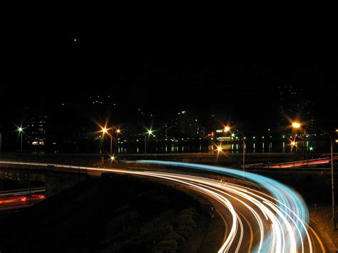 Free Images Road Bridge Skyline Traffic Night Cityscape Dusk