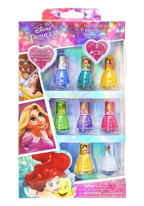 8pk Disney Princess Nail Polish Set Disney Nail Polish