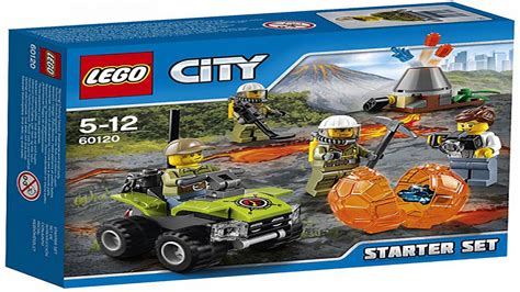 Lego City 60120 Volcano Starter Set Lego Speed Build YouTube