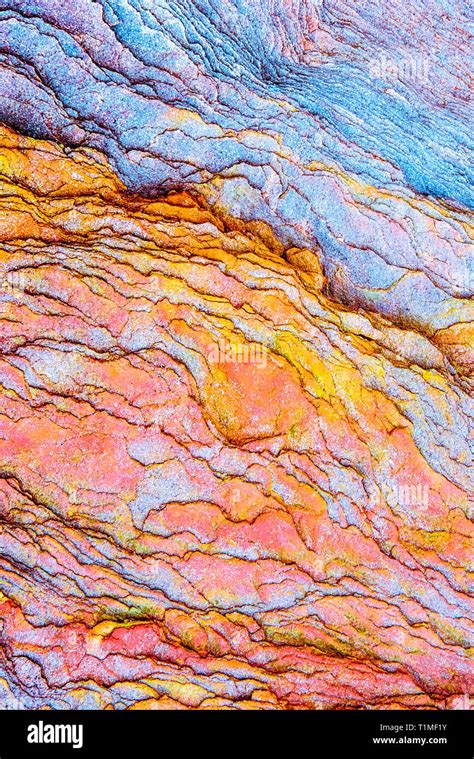 Coloridas Rocas Sedimentarias Formadas Por La Acumulaci N De Sedimentos