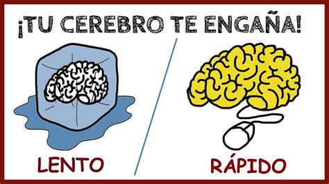 Como Te Enga A Tu Cerebro Pensar R Pido Pensar Despacio Daniel