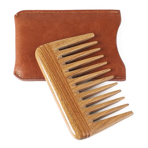 Onedor Handmade 100 Natural Green Sandalwood Hair Combs Anti Static Sandalwood Scent Natural