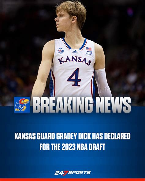 Michael Swain On Twitter BREAKING Kansas Guard Gradey Dick Has