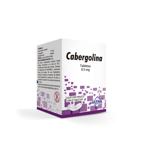 CABERGOLINA 5 MG C 2 TABLETAS Farmapronto