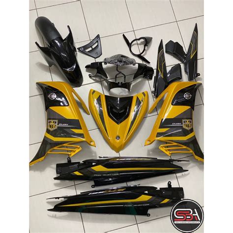 COVERSET BODYSET YAMAHA LC LC135 V6 V7 DR EXCITER YELLOW KUNING 2023