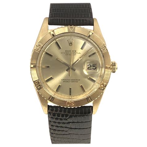 Rolex Vintage Datejust Thunderbird Turn O Graph Two Tone Watch At