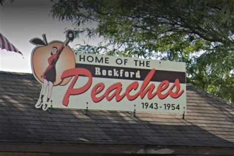 Rockford Peaches Fan Trail Rockford Illinois