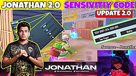 Jonathan New Sensitivity With Sensi Code Competitive Player