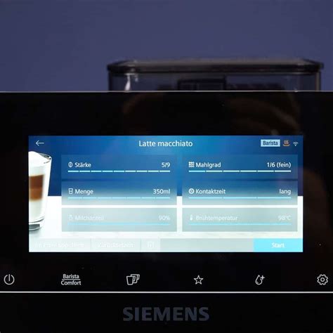 Siemens Eq Kaffeevollautomat Test Neues Luxus Ger T