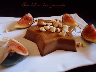 Aux D Lices Des Gourmets Panna Cotta Chocolat E Figues Noisettes