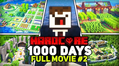 I Survived Days Of Hardcore Minecraft Full Movie Youtube