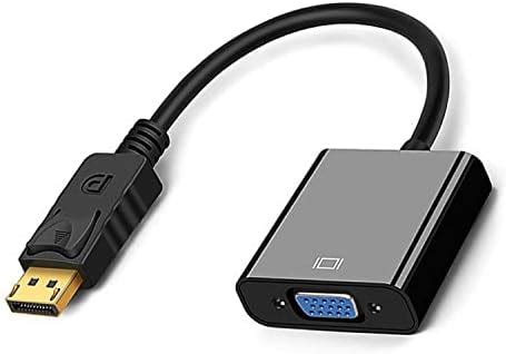 Beigemo DP vers VGA Adaptateur 2022 DisplayPort DP vers VGA mâle à