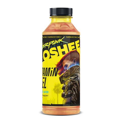 12x OSHEE Vitamin Water Cyberpunk Vitamin Fuel Brzoskwinia Truskawka