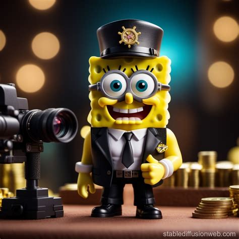 Gangster Spongebob With Wealth And Subordinates Stable Diffusion Online
