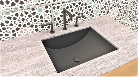 How To Make Bathroom Sink In Sketchup Youtube