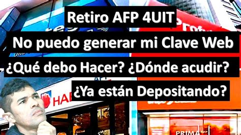 Retiro De Afp Uit Sale Otra Cuenta De Banco C Mo Va Mi