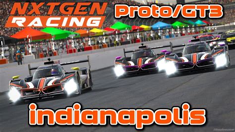 Iracing Nxtgen Proto Gt Indianapolis Feature Race Youtube