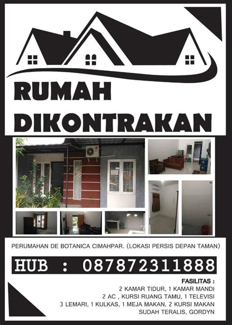 Dikontrakan Rumah De Botanica Properti Rental Di Carousell