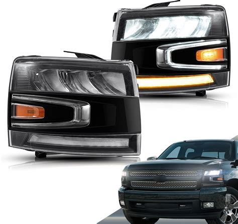 Akkon For 2007 13 Chevy Silverado 1500 2007 14 2500hd 3500hd Led C Shape Tube