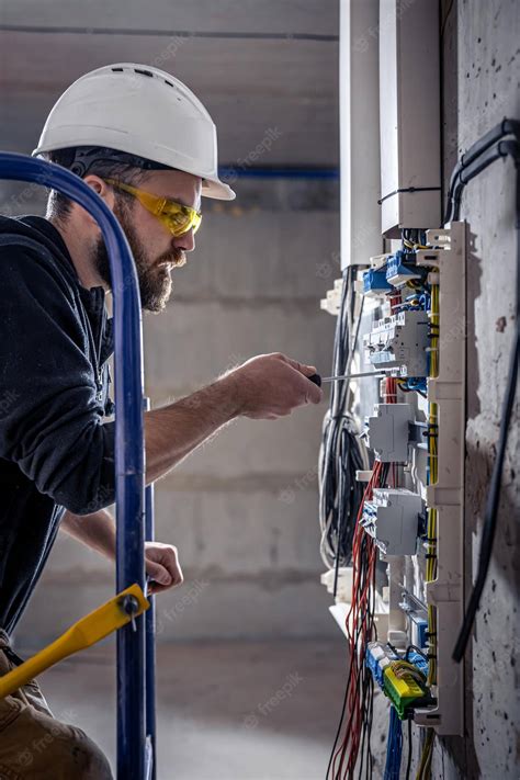 Download Electrical Technician Inspecting Electronic Wiring Wallpaper ...