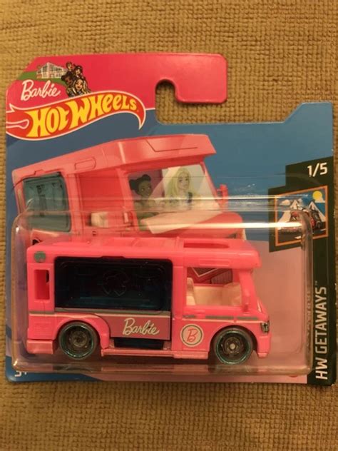 HOT WHEELS BARBIE Dream Camper HW Getaways 21 250 Short Card New 12 99 PicClick UK
