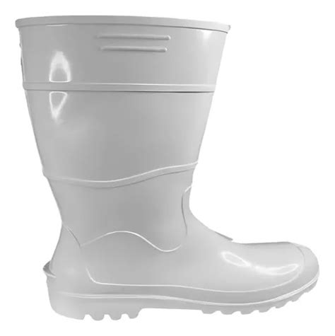 Bota De Pvc Branca Cano Longo S Forro Work Flex Ca 39204 MercadoLivre