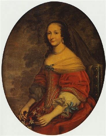 Portrait Dhenriette Dangleterre Duchesse Dorl Ans By Charles Beaubrun