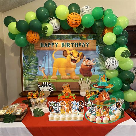 Disney Lion King Theme Birthday Party Balloons Garland Arch Kit Age 1 9