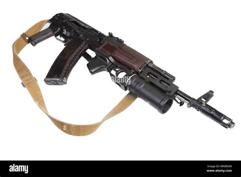 Kalashnikov Ak With Gp Grenade Launcher Stock Photo Alamy