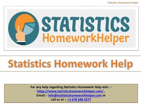 Statistics Homework Help Ppt