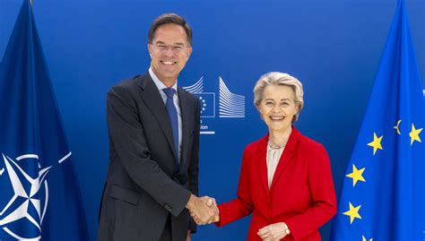 Meeting Between NATO Secretary General Mark Rutte President Of The