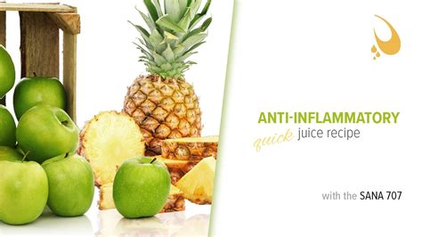 Anti Inflammatory Juice Recipe Table And Flavor