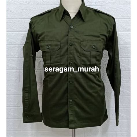 Jual Baju Keren Nyaman Murah Terlaris Bisa Cod Kemeja Seragam Kerja