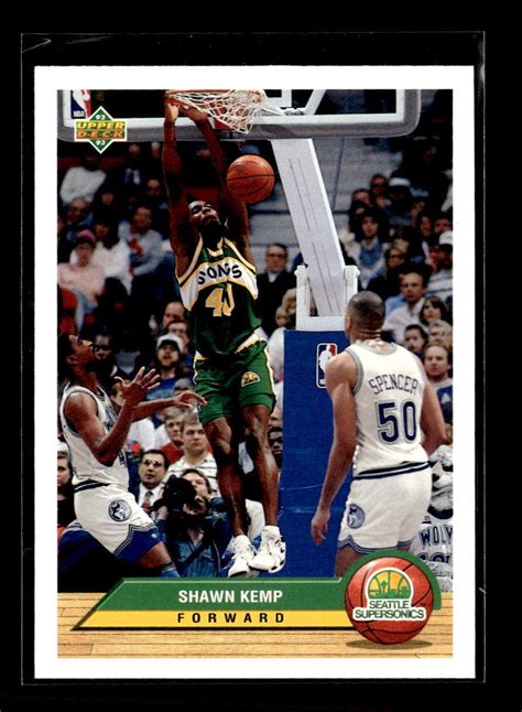 1992 93 Upper Deck McDonald S P38 Shawn Kemp EBay