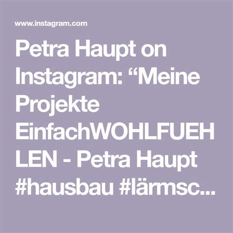 Petra Haupt On Instagram Meine Projekte Einfachwohlfuehlen Petra