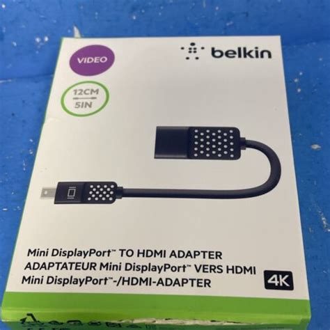 Belkin Mini Displayport™ To Hdmi® Adapter 4k Ebay