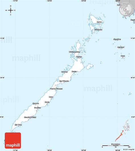 Narra Palawan Map