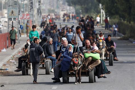 ガザ北部から5万人が南部に避難 イスラエル「ハマスは支配喪失」 47news（よんななニュース）