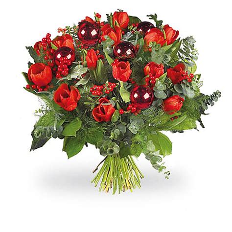 Kerst Rode Tulpen De Luxe Bestellen En Bezorgen Topbloemen Nl