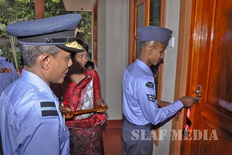 Handing Over Of Th Guwan Lak Sevana House Sri Lanka Air Force