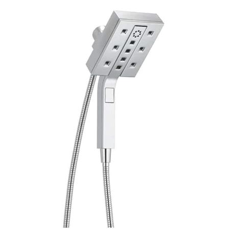 Delta In2ition 4 Spray Patterns 1 75 Gpm 4 5 In Wall Mount Dual Shower