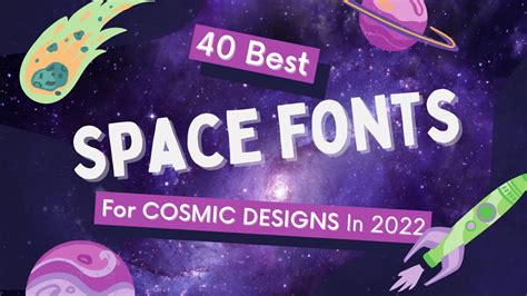 40 Best Space Fonts For Cosmic Designs