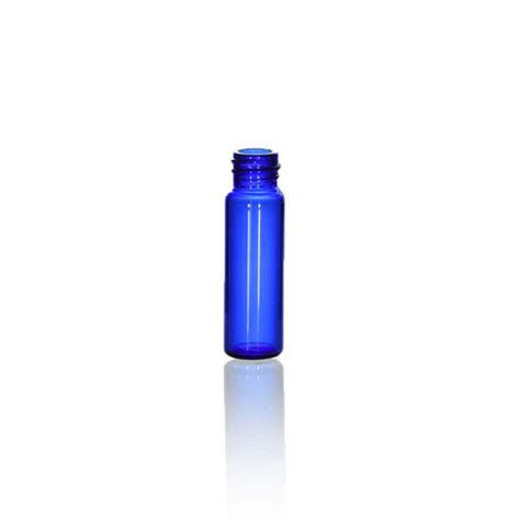 1 Dram Cobalt Blue Glass Vial W Cap